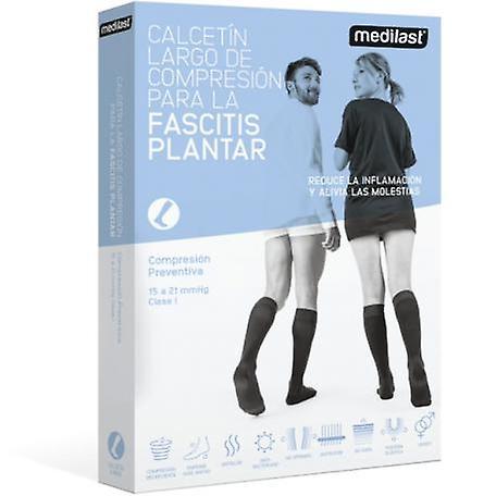 Calcetín largo fascitis planta negro mediano medilast on Productcaster.