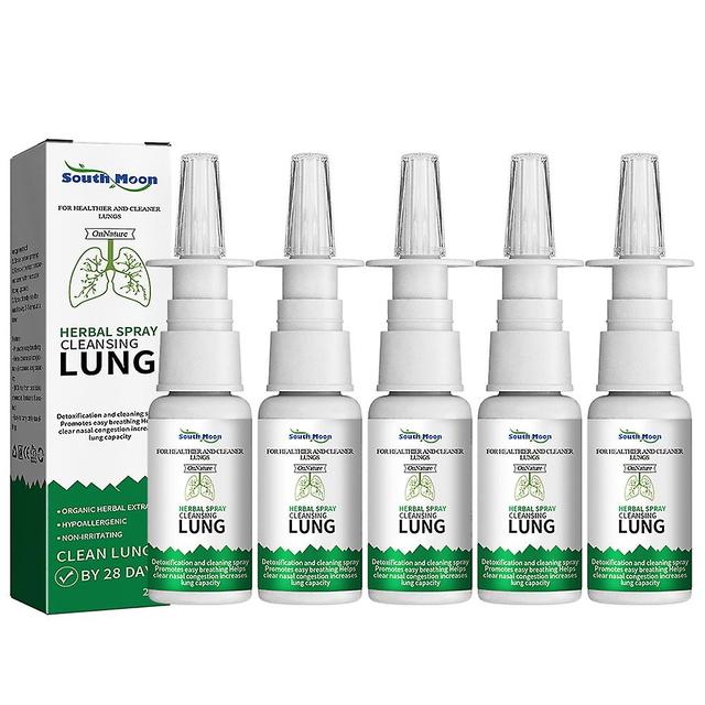 5pcs New Onnature Organic Herbal Lung Cleanse & Repair Nasal Spray Pro 2023 20ml on Productcaster.