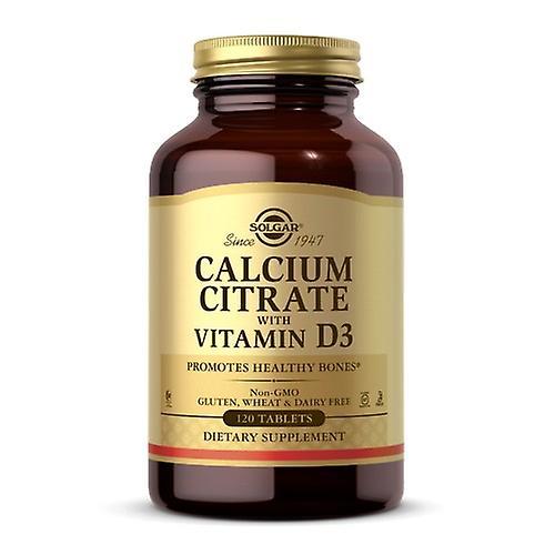 Solgar Calcium Citrate with Vitamin D3 Tablets, 120 Tabs (Pack of 2) on Productcaster.