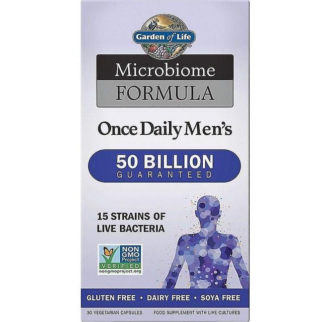 Garden Of Life Microbiome Fórmula Una vez Daily Mens Tapas 30 1213 on Productcaster.