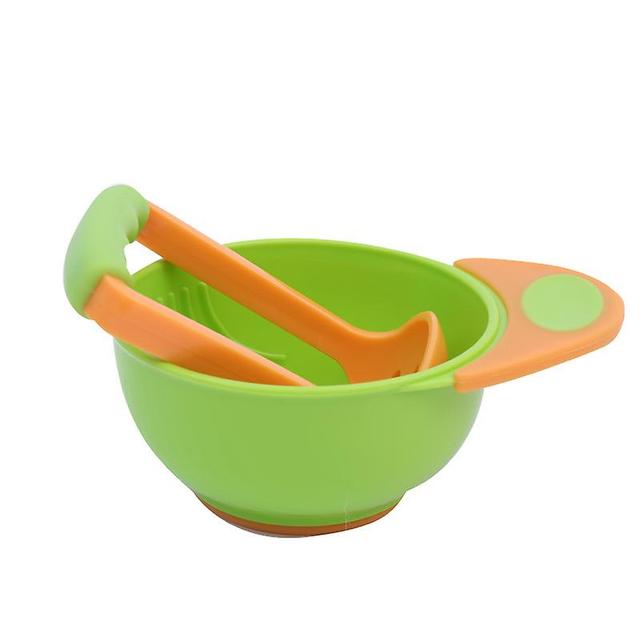 Orange-green Children's Food Supplement Grinding Bowl on Productcaster.