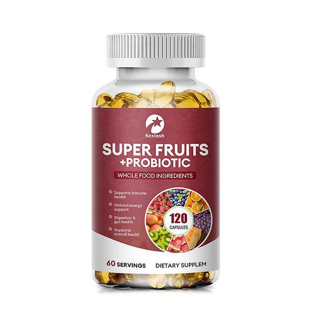 Huamade Kexinsh Super Fruits And Veggies Kapseln Natürliche pflanzliche probiotische Kapsel gefüllt mit Vitaminen und Mineralien 120 fruit on Productcaster.