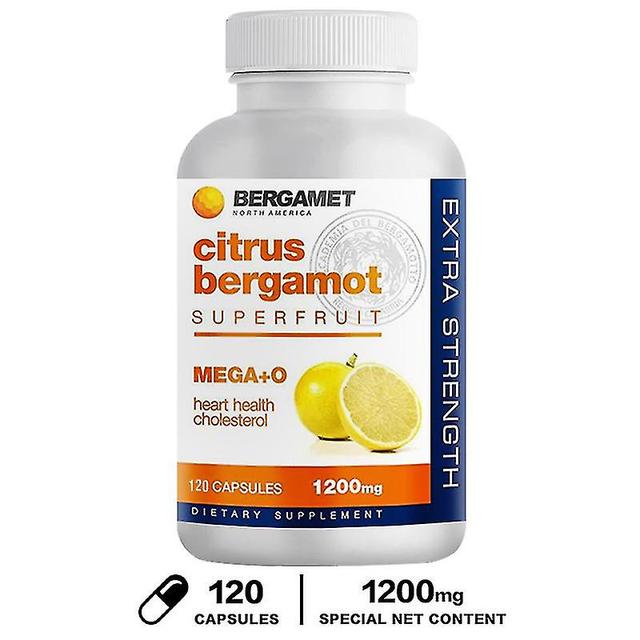 Vorallme Citrus Bergamot Mega+o 40% Bpf 600mg - Extra sila prírodného cholesterolu a srdcových doplnkov s viacerými klinickými štúdiami 120 capsules on Productcaster.