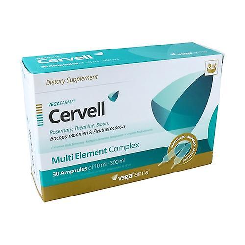 Vegafarma Cervell 30 ampoules of 10ml on Productcaster.