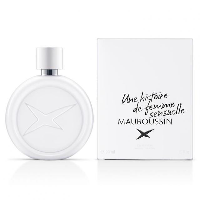 Mauboussin - A Sensual Woman's Story 90ml - Eau de Parfum Femme - Floral, Musky & Gourmet Scent White & Silver on Productcaster.