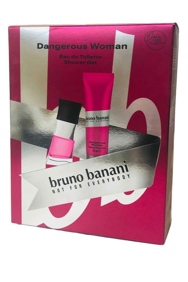 Bruno Banani Dangerous Woman Eau de Toilette Spray 30ml Shower Gel 50ml on Productcaster.