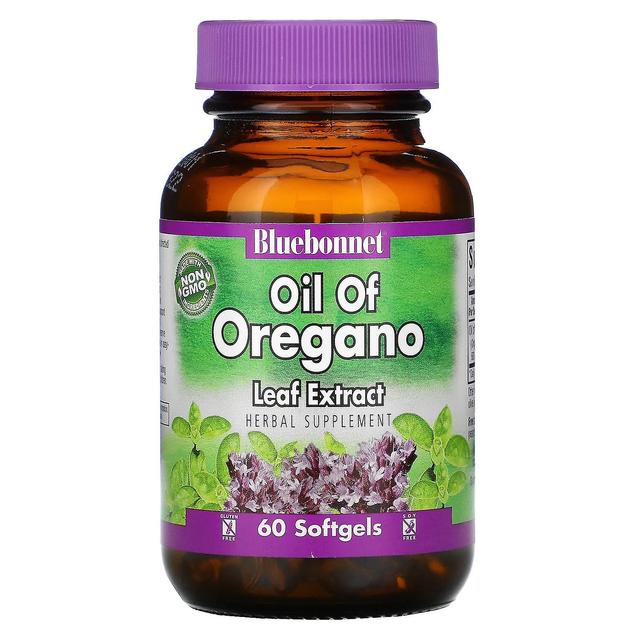 Bluebonnet Nutrition, Óleo de Extrato de Folha de Orégano, 60 Cápsulas Gelatinosas on Productcaster.