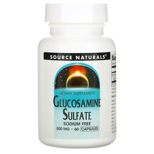 Source Naturals Källa Naturals, Glukosaminsulfat, 500 mg, 60 kapslar on Productcaster.