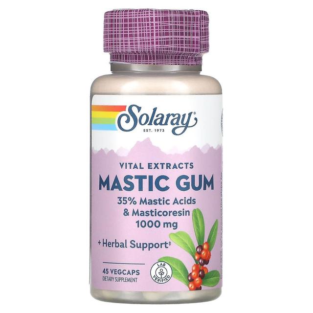 Solaray, Mastic Gum , 500 mg, 45 VegCaps on Productcaster.