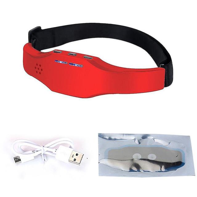 Electric Massar Brain Anti Stress Slee Aid Therapy Sleep In [free Shipping] Red on Productcaster.