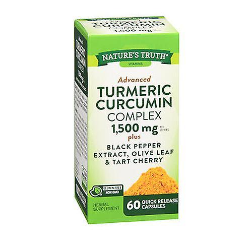 Nature's Truth Nature'S Truth Advanced Turmeric Curcumin Complex Capsules,1500 mg,60 Caps (Pack of 2) on Productcaster.