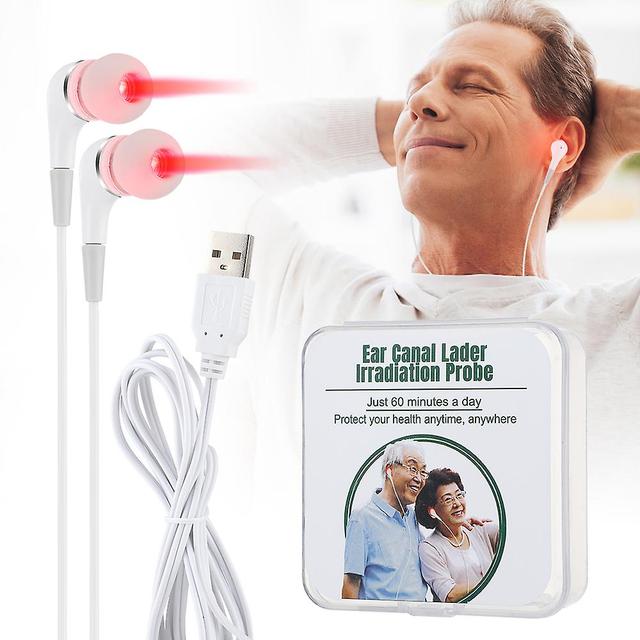 Ear Care Ear Canal Laser Physiotherapy Line 650nm Wavelength Physiotherapy Instrument Balance High Blood Pressure Reduce High Blood Fat on Productcaster.