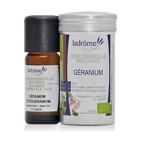 Ladrome Geranium Bourbon organic essential oil 10 ml of essential oil on Productcaster.