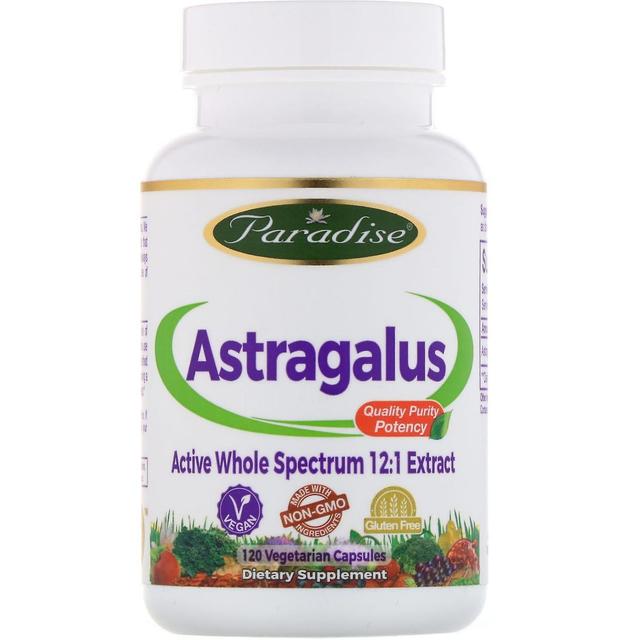 Paradise Herbs, Astragalus, 120 Vegetarian Capsules on Productcaster.