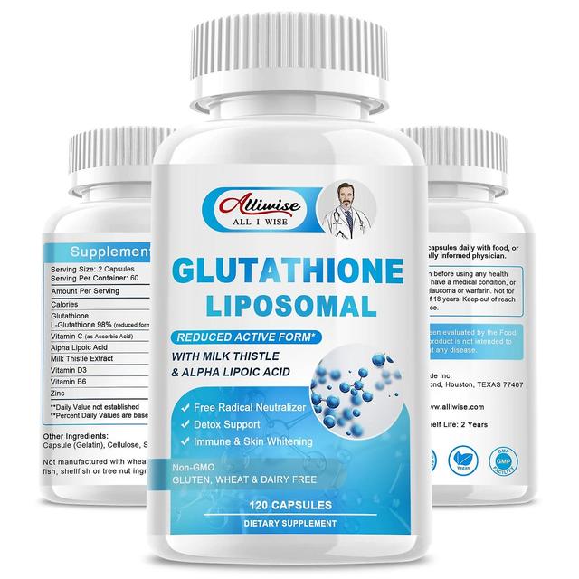 Liposomal Glutathione 1000mg Milk Thistle 200mg with Alpha Lipoic AcidVitamin C Immune Health Support Liver Support Skin SupportTIB TIB . 60pills on Productcaster.