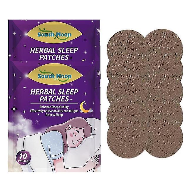 Sleep Patch Fast Sleepy Aid Natural Relieve Nighttime Dreaminess Stress Anxiety Improve Insomnia Brain Health Care plaster 2packs on Productcaster.