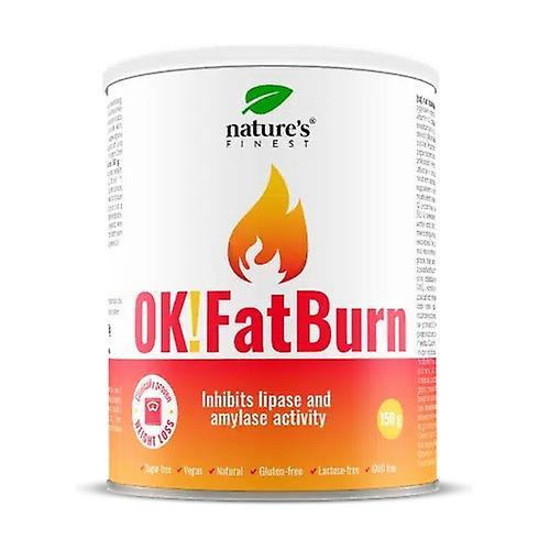 Natures Finest Ok!Fatburn fat burning powder drink 150 g of powder (Lemon) on Productcaster.