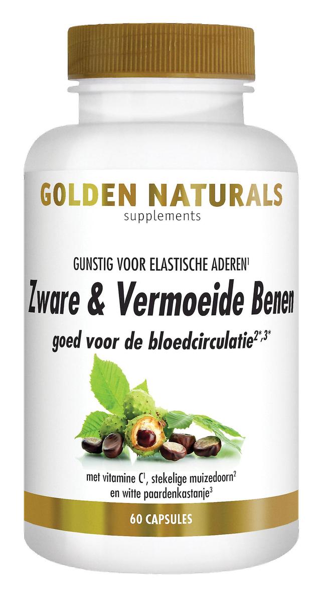 Golden Naturals Gyllene Naturals Heavy & trötta ben (60 vegetariska kapslar) on Productcaster.