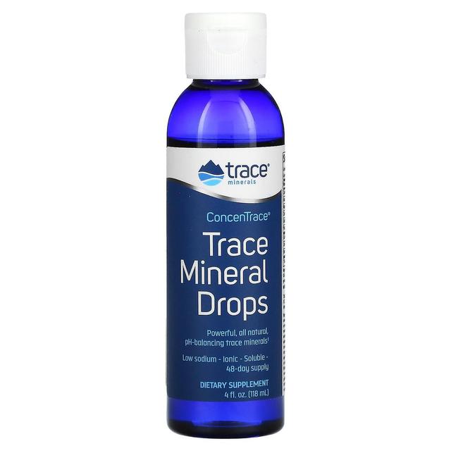 Trace Minerals Trace Minerals , ConcenTrace, Trace Mineral Drops, 4 fl oz (118 ml) on Productcaster.