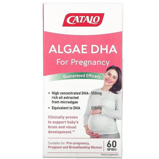 Catalo Naturals, Alghe DHA per la gravidanza, 60 Softgels on Productcaster.