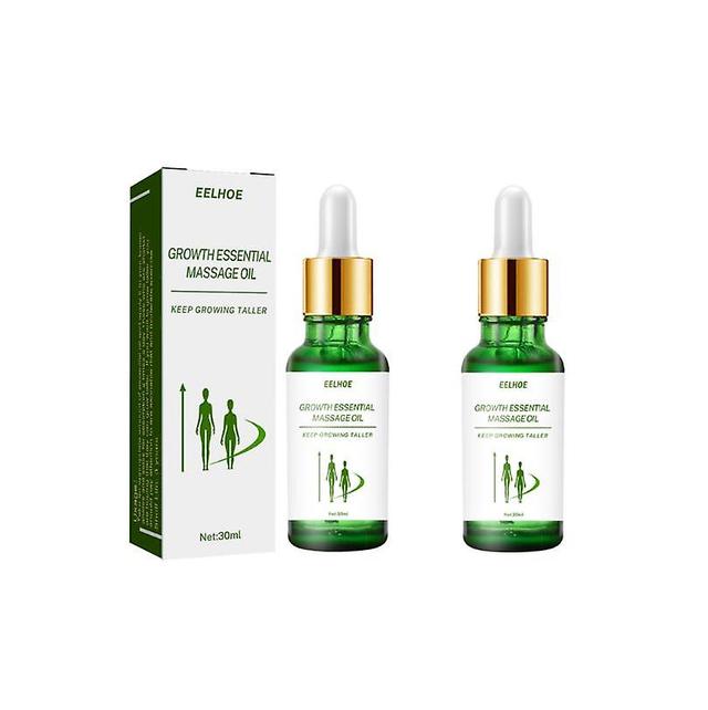 Fördern Sie das Wachstum von ätherischen Ölen Ätherische Öle Plantarakupunkturpunkte zur Förderung der Stimulation Wachstum Höhenpflege 2pcs 30ml on Productcaster.