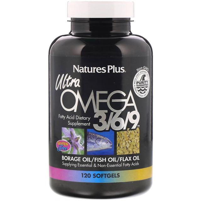 Nature's Plus Natur's Plus, Ultra Omega 3/6/9, 120 Softgels on Productcaster.