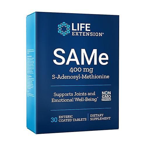 Life Extension SAMe (S-Adenosyl-Methionine) 30 tablets on Productcaster.