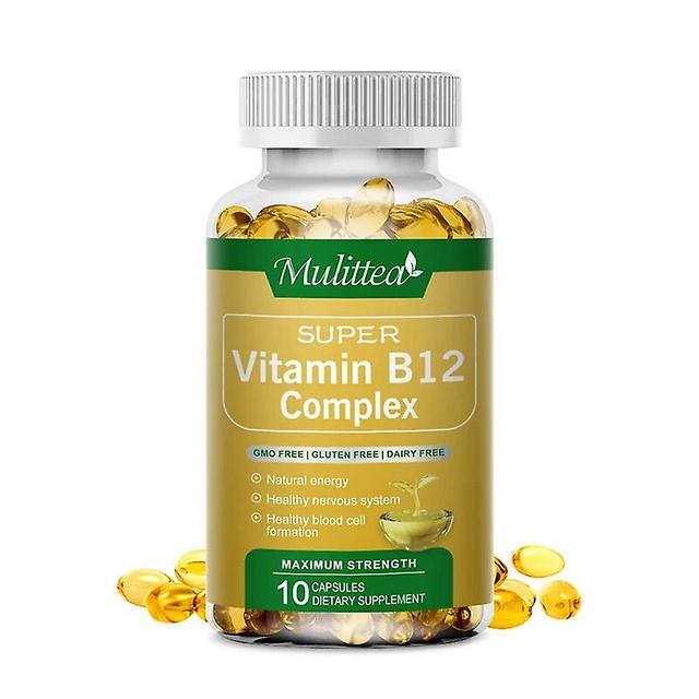 B-Complex Vitamin Supplements (B12 B1 B2 B3 B5 B6 B9 )Daily Nutrition and Health HelperTIB TIB . 10pcs on Productcaster.