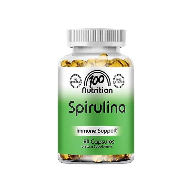 Sofirn Soomiig Organic Spirulina Supplement for Immune Support and Antioxidants | Non-GMO, Nicotine-Free, Dense Food Supplement 60 count on Productcaster.