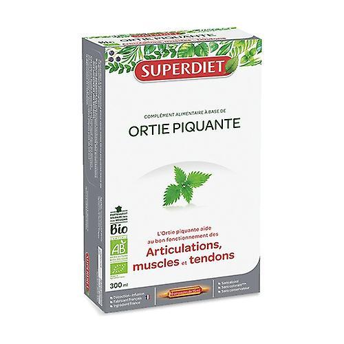 Super Diet Organic Stinging Nettle 20 ampoules of 15ml on Productcaster.