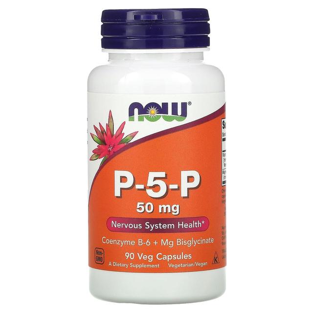 NOW Foods NU Livsmedel, P-5-P, 50 mg, 90 Veg kapslar on Productcaster.