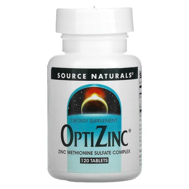 Source Naturals Kilde Naturals, OptiZinc, 120 tabletter on Productcaster.