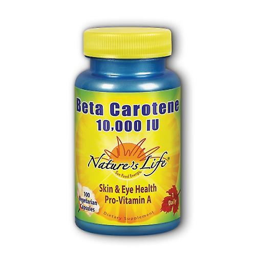 Nature's Life Beta Carotene,10,000 IU,100 softgels (Pack of 2) on Productcaster.