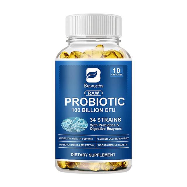 Huamade Probiotische Enzymkapseln Enzyme Verdauungs-Probiotika für die Darmflora Ergänzung Schönheit Gesundheit für Frauen und Männer 10 pcs on Productcaster.