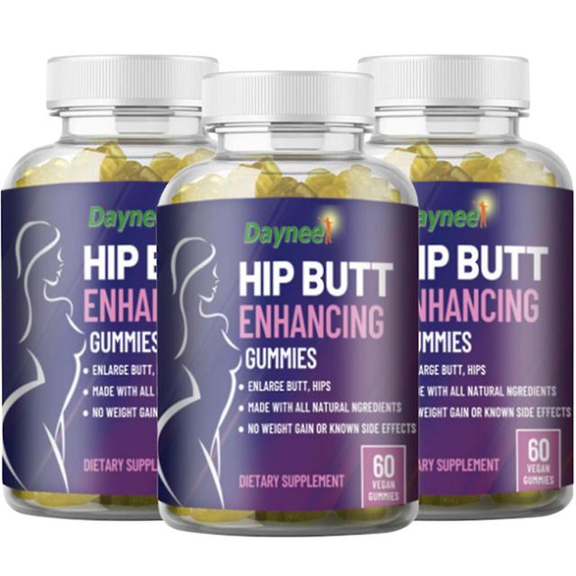 Bigger Butt Lift, Breast Enlargement, Weight Gain Pill Button, Big Butt Butt Enlargement Tablet 3PCS on Productcaster.