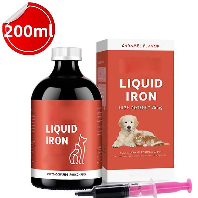 60ml Liquid Iron Supplement For Anemic Pets - Polysaccharide Iron Complex Formulated To Support Blood Health And Malnutrition - Highly Effective, F... on Productcaster.