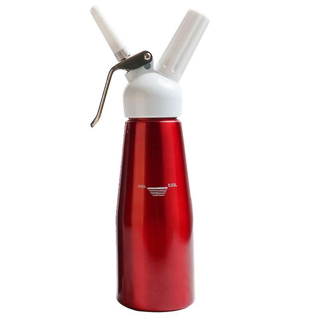 Sxbd 500ml Cream Dispenser, Professional Cream Siphon Made Of Aluminum-red on Productcaster.