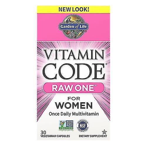 Garden of Life Vitamin Code RAW One for kvinder, 30 caps (Pack af 3) on Productcaster.