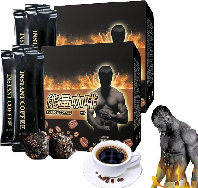 Mannen Energie Koffie - Zwarte Maca Poeder Biologisch, Zwarte Maca Mannen Energie Koffie, Oplos Maca Koffie voor Mannen, Energie Supplementen, Ener... on Productcaster.