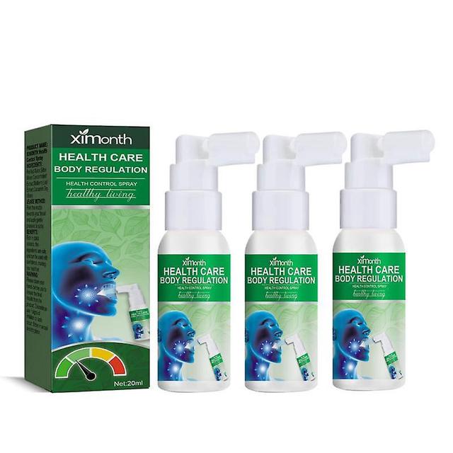 Diabetes Care Sugar Down Health Control Spray, Herbal Lung and Breath Spray 20ml 3pcs on Productcaster.