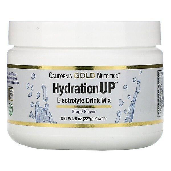 California Gold Nutrition, HydrationUP, Electrolyte Drink Mix Powder, Grape, 8 oz (227 g) on Productcaster.