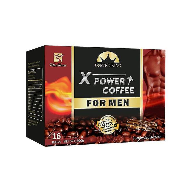 Ginseng Café Maca Café X Power Pour Hommes Augmentation De L’énergie Libido - 16pcs-A 1 box on Productcaster.