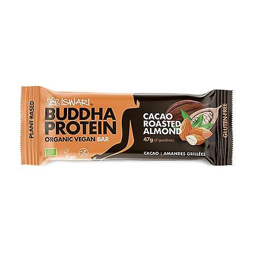 Iswari Organic and vegan buddha protein bar with cocoa and almonds 1 bar of 47g on Productcaster.