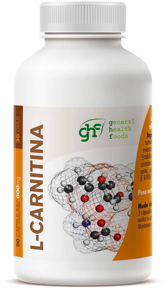 General Health Foods GHF L - Karnitiini 600 mg 90 kapselia 50 gr on Productcaster.