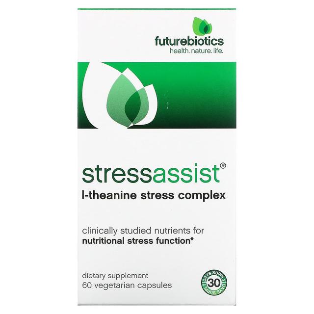 FutureBiotics, Stressassist, L-Theanine Stress Complex, 60 Vegetarian Capsules on Productcaster.