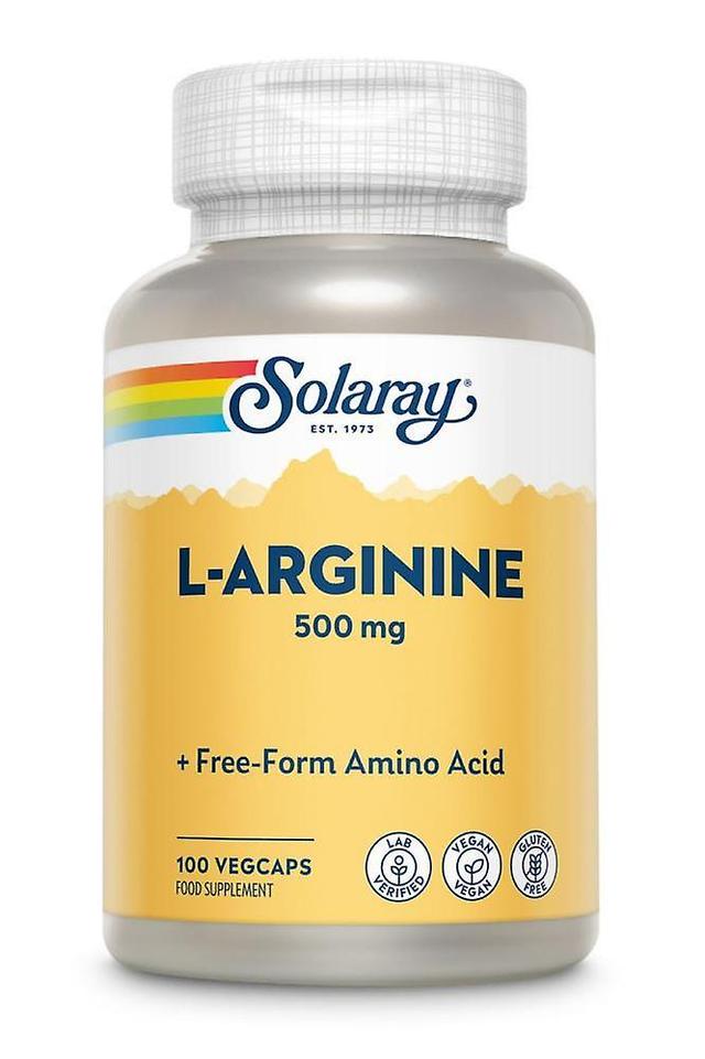 Solaray l-arginin 500mg 100-talet on Productcaster.