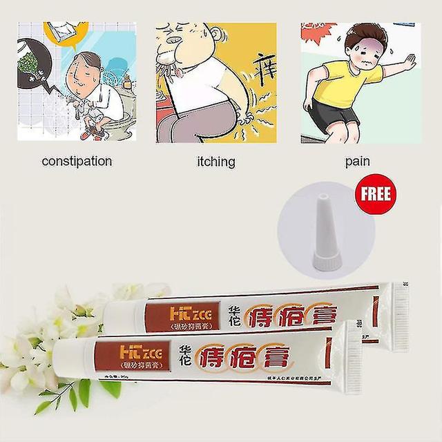 Youlaicai Hemorroides Ungüento Potente tratamiento Pilas internas Fisura anal externa Hua Tuo Acné Dolor anal Crema médica china on Productcaster.