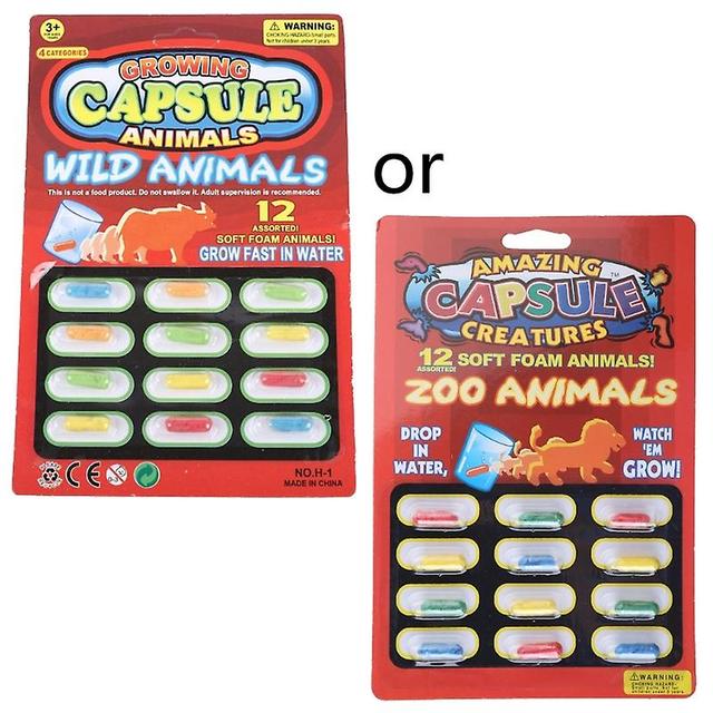 Magic Growing Animal Tablets Theme Mini 12 Tablets Set Each Magic Tablets E on Productcaster.