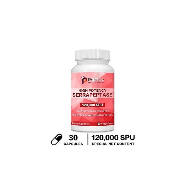 Visgaler High Potency Serratiopeptidase Promotes Healthy Sinus And Respiratory Tract Function And A Healthy Immune Response 30 Capsules on Productcaster.