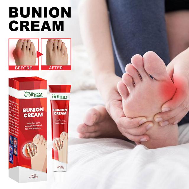 EELHOE Bunion Cream Alivia o Pé Hallux Valgus, Inchaço da Sola, Creme para Cuidados com a Dor nas Articulações do Corpo 20g on Productcaster.